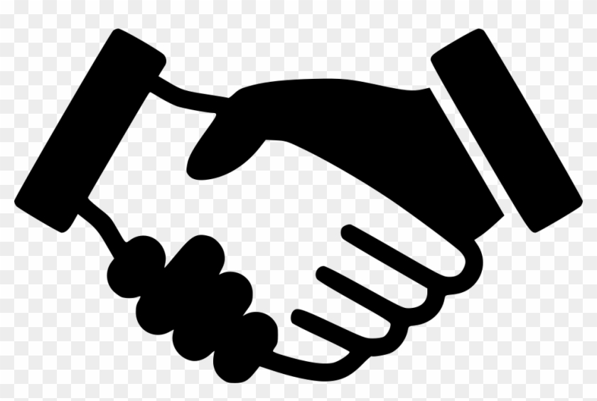 Computer Icons, Handshake, Hand, Silhouette, Thumb - Hand Shake Png Icon Clipart