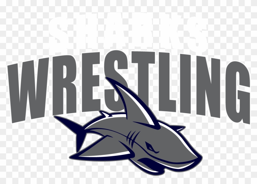 Sharks Wrestling - Great White Shark Clipart