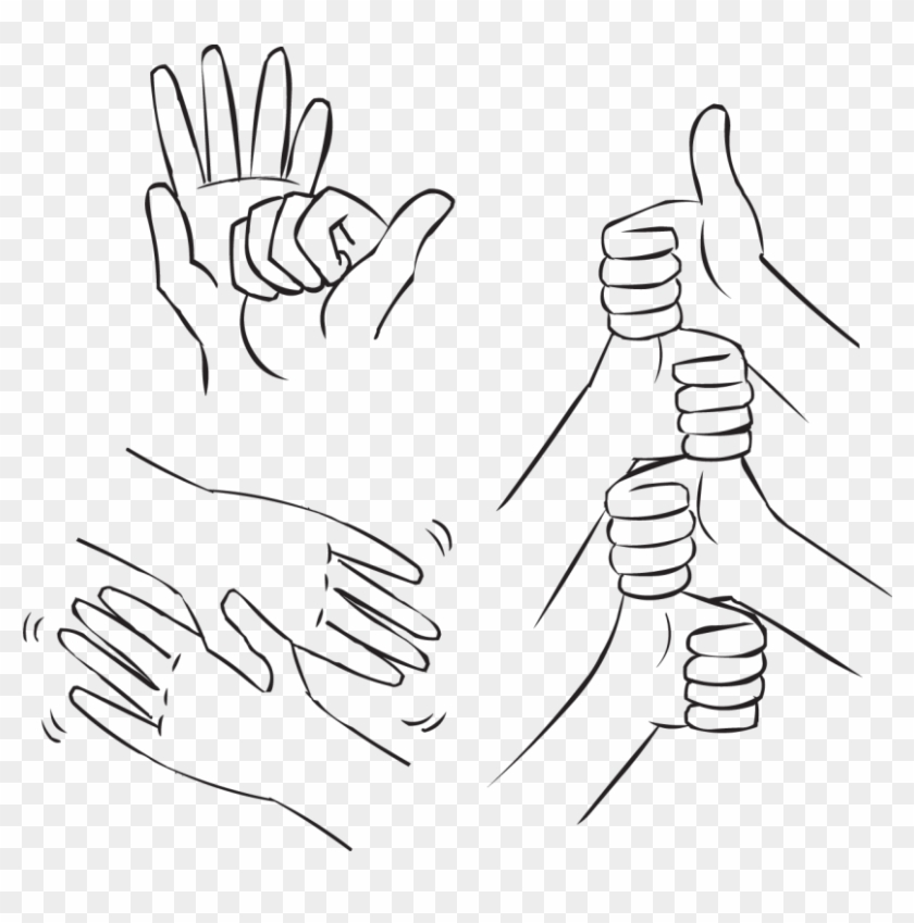 Group Clipart Handshake - Drawing - Png Download
