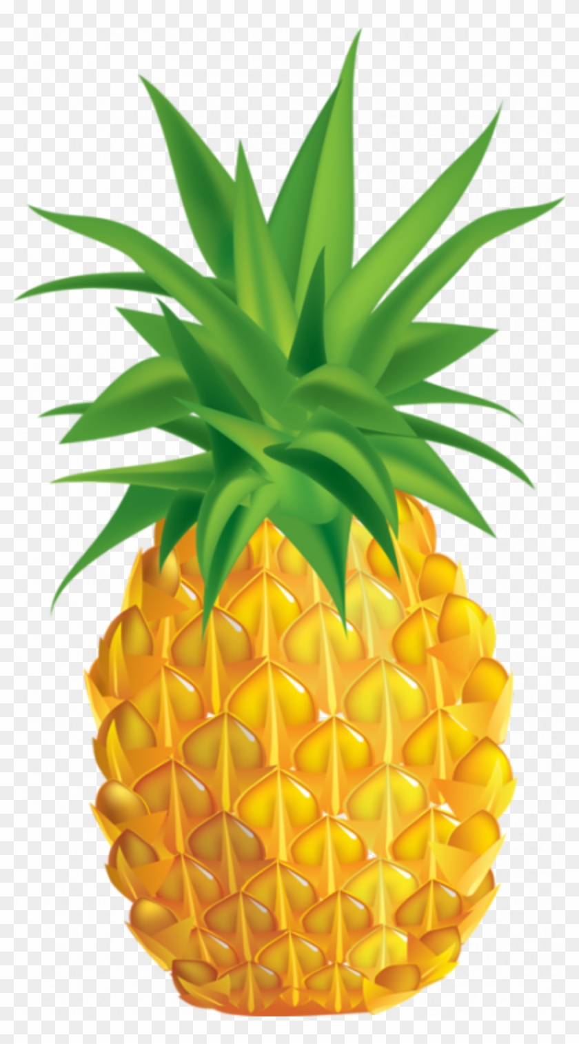 Large Painted Pineapple Png Clipart - Flamingo Png Desenho Transparent Png