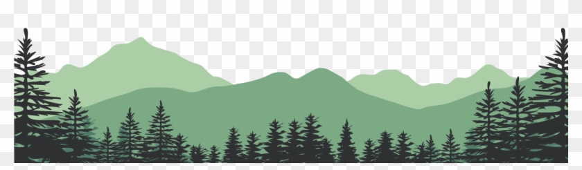 Kiln Dried Firewood From The English Lake District - Mountains And Trees Transparent Clipart