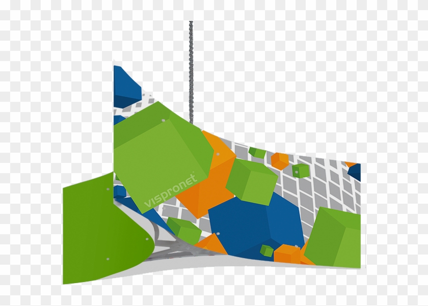 3-sided Hanging Sign - Plan Clipart