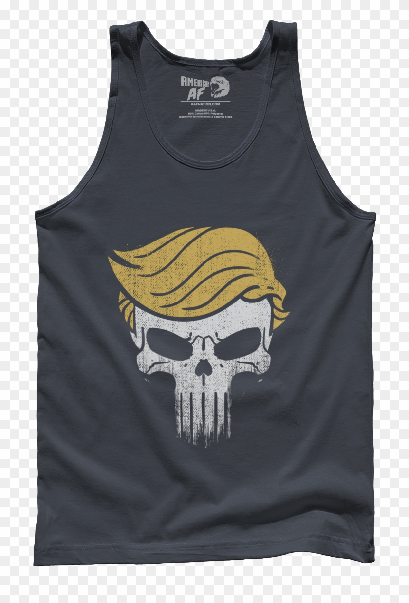 Skull Trump Punisher American Af Shirt - Trump Punisher Clipart #2819323