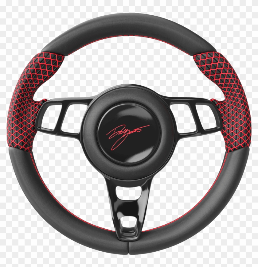 Personalized Car With 3d Printing - Steering Wheel Clipart #2819827