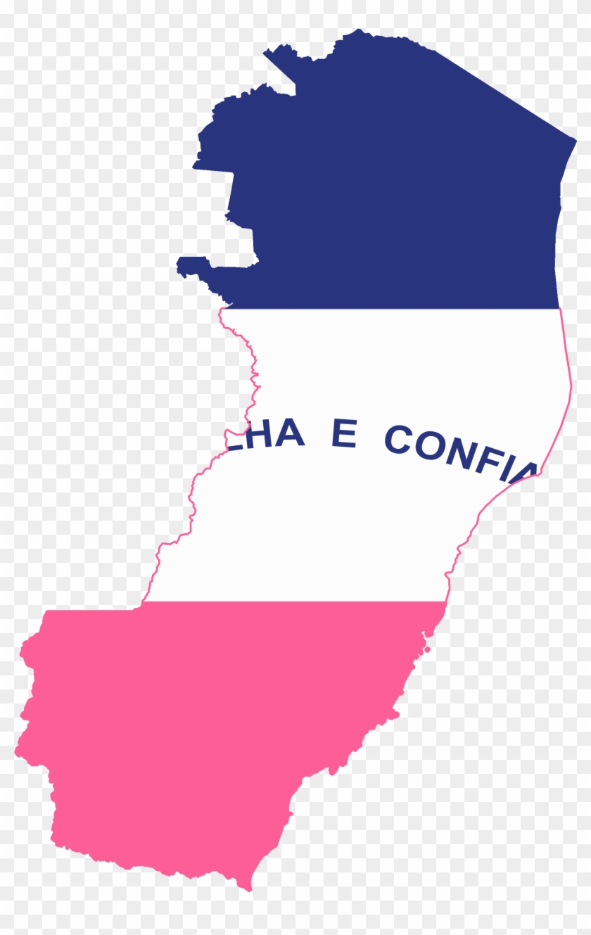 Espirito Santo Flag Map Clipart #2819939