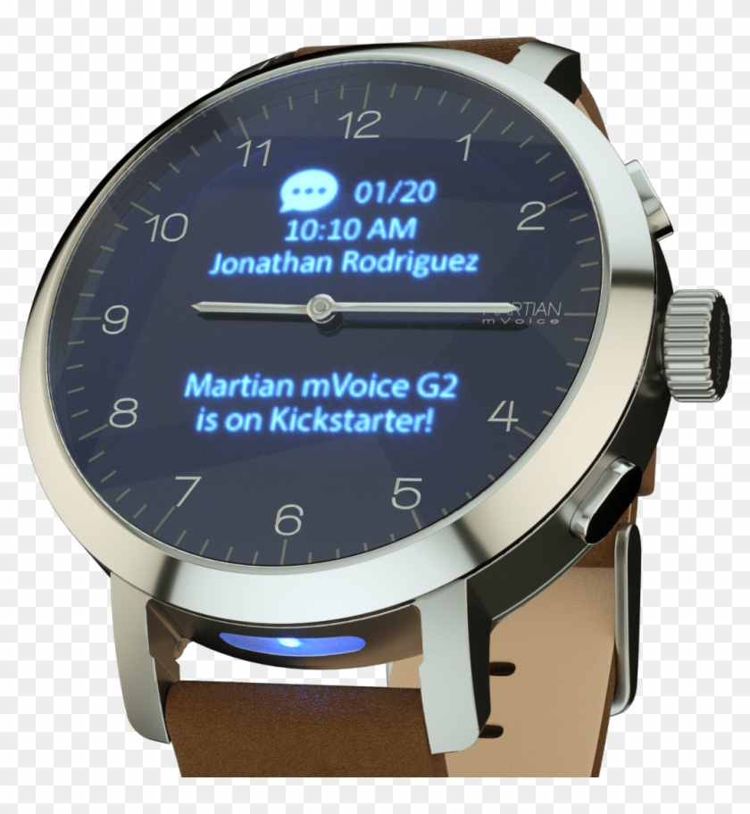Martian Watches Introduces Mvoice G2, The First Hybrid - Martian Mvoice G2 Clipart #2820348