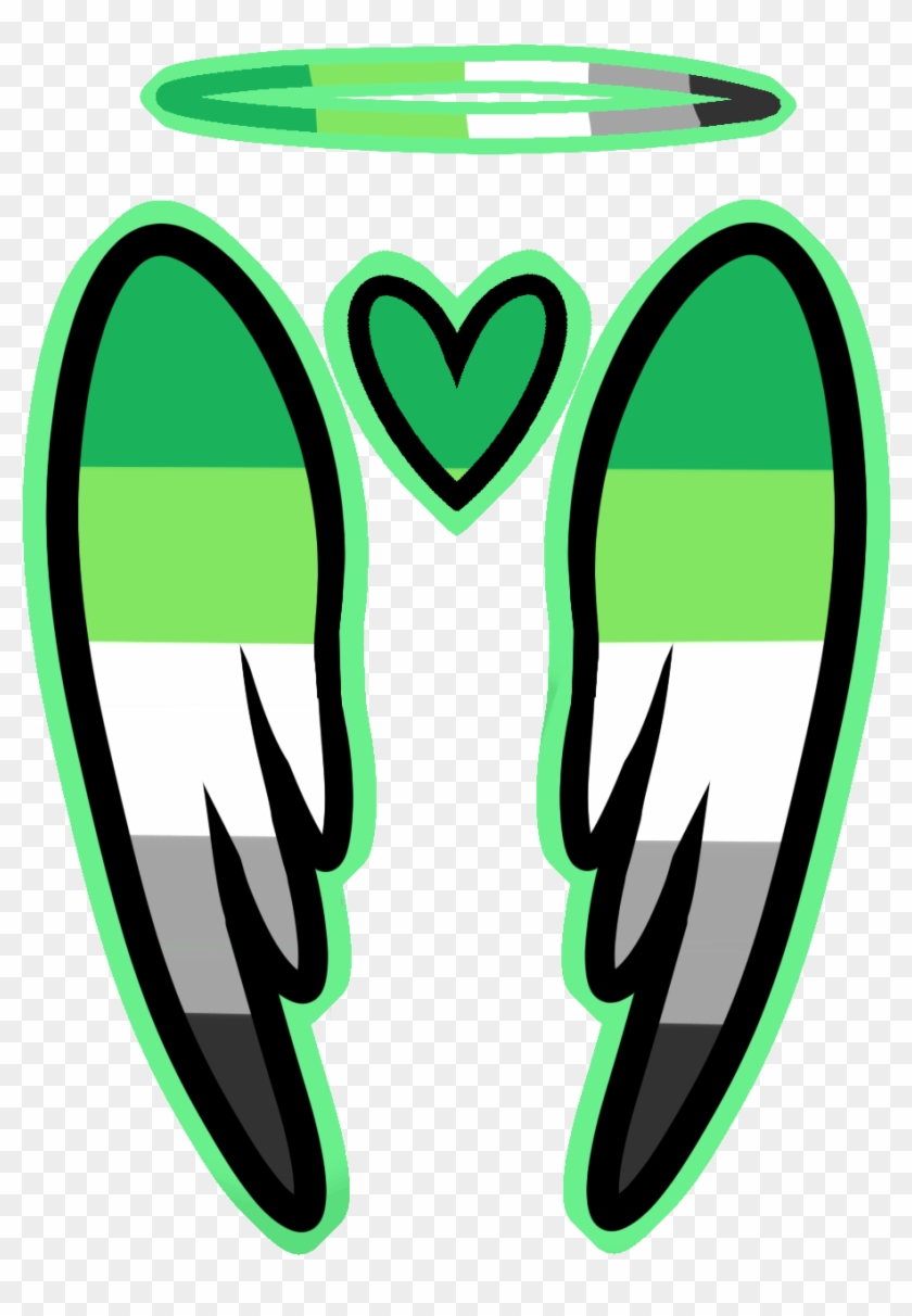 *sick Guitar Riff* Sexuality Angel Wing Designs Check - Pride Flag Angel Wings Clipart #2820817