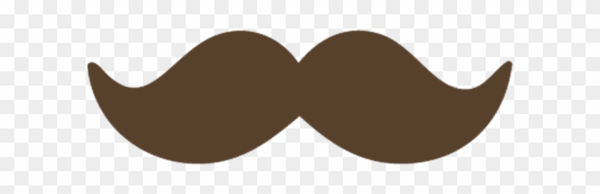 Clipart Brown - Blue Mustache Clipart - Png Download