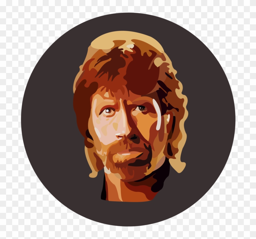 Chuck Norris By - Chuck Norris Illustration Clipart