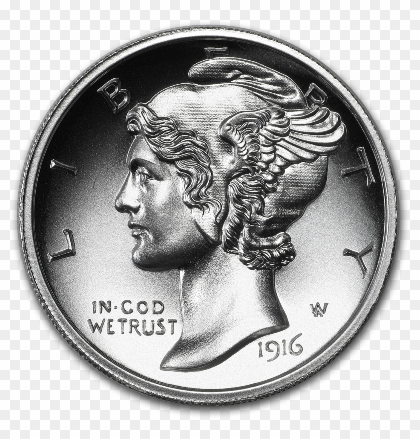 2 Oz Silver Ultra High Relief Round - Dime Clipart