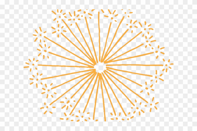 Drawn Fireworks Hand Drawn - Circle Clipart
