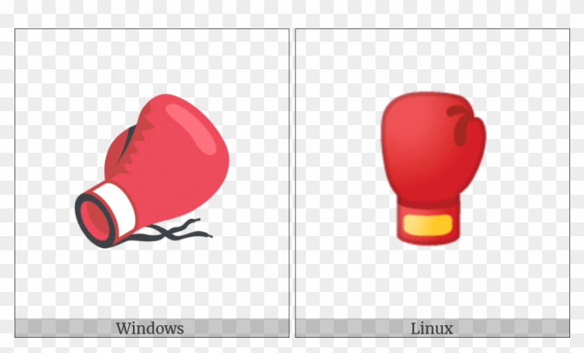 Boxing Glove On Various Operating Systems - Illustration Clipart