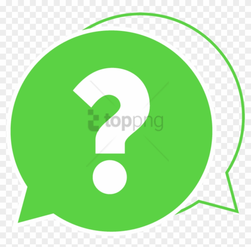 Free Png Green Question Mark And Speech Bubble Icon - Question Mark Emoji Green Clipart #2821817