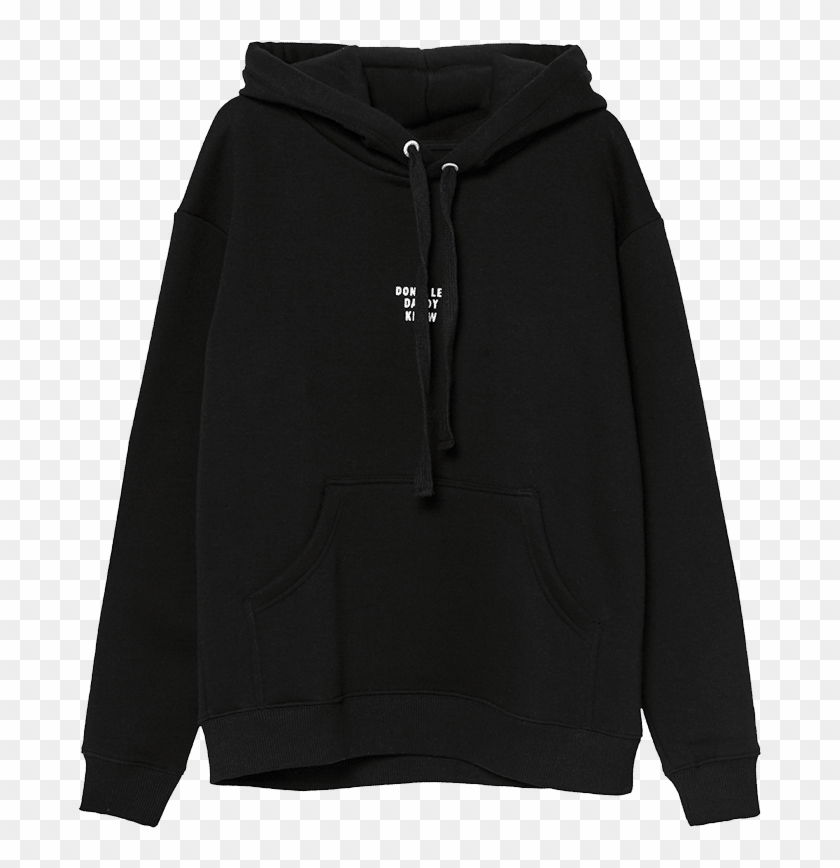 Hoodie, Tshirt, Jacket, Hood, Black Png Image With - Clean Hoodie Black Hoodie Clipart #2821818