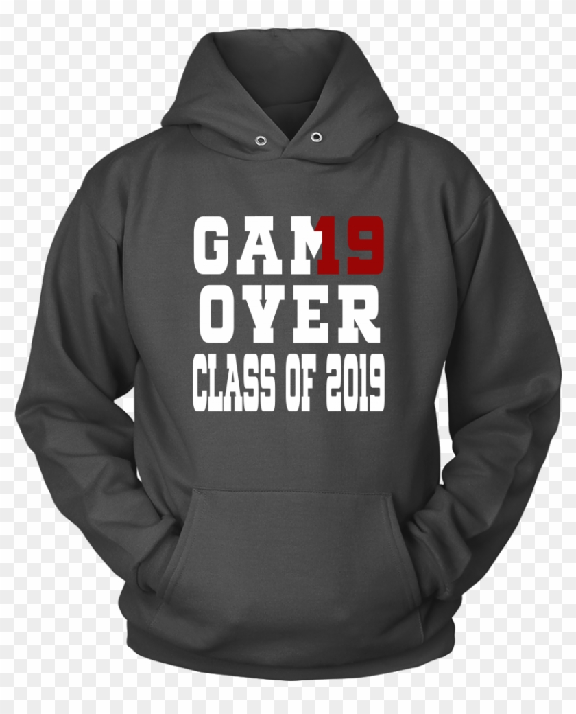 Game Over - Graduation Hoodies - Black - Hoodie Clipart #2822083