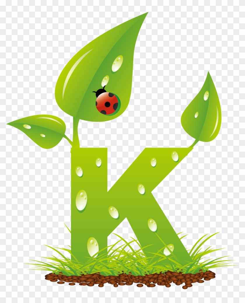 Letters Vector Grass - Letter Clipart #2822160
