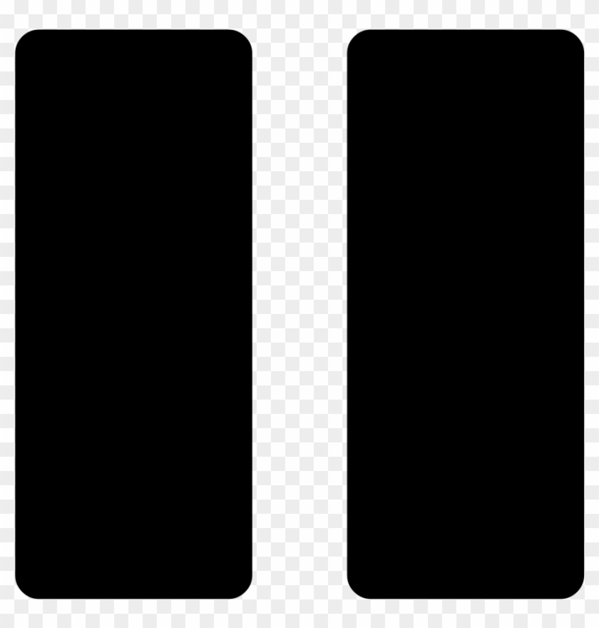 Pause Font Awesome - Mobile Phone Clipart