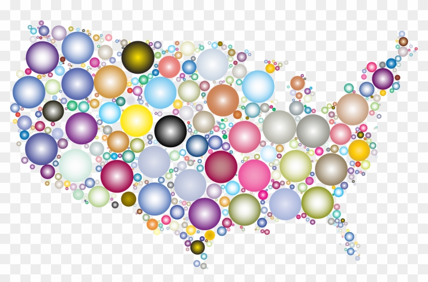 This Free Icons Png Design Of Prismatic United States - Circle Clipart #2823003