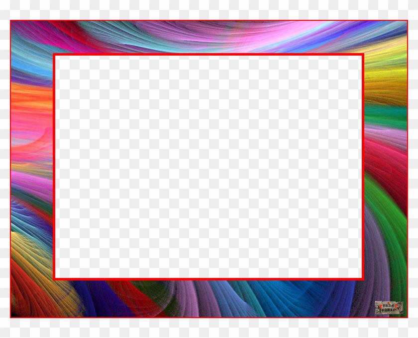 Marcos Photoscape Marcos Photoscape Colores Arco Iris - Picture Frame Clipart