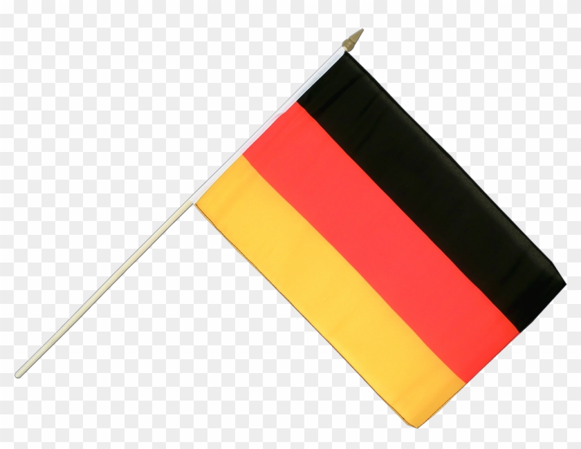 Germany Hand Waving Flag 12x18" - Germany Flag Transparent Clipart