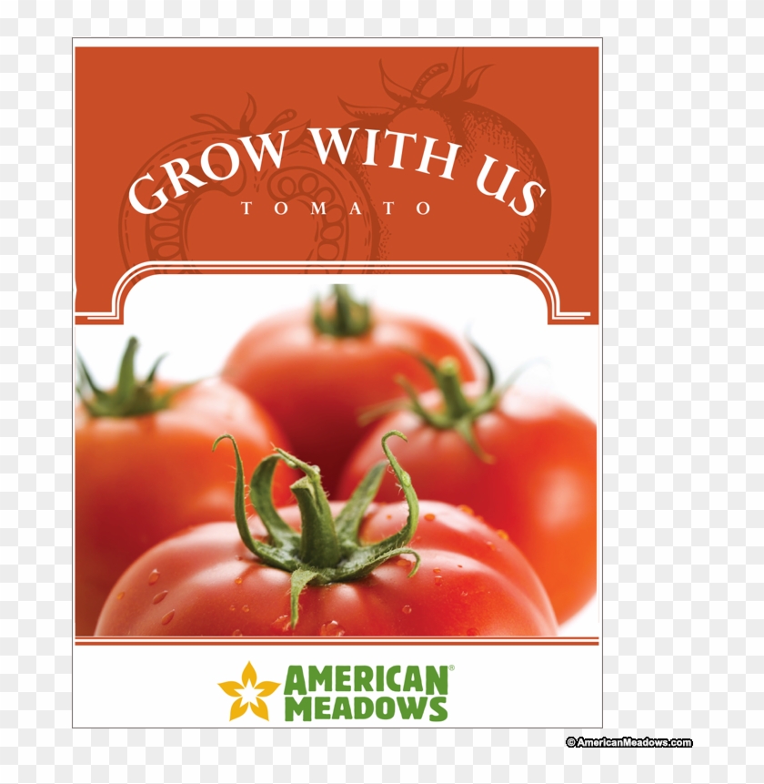 Grow With Us Tomato Seed Packet American - Tomato Seeds Packet Clipart #2823486