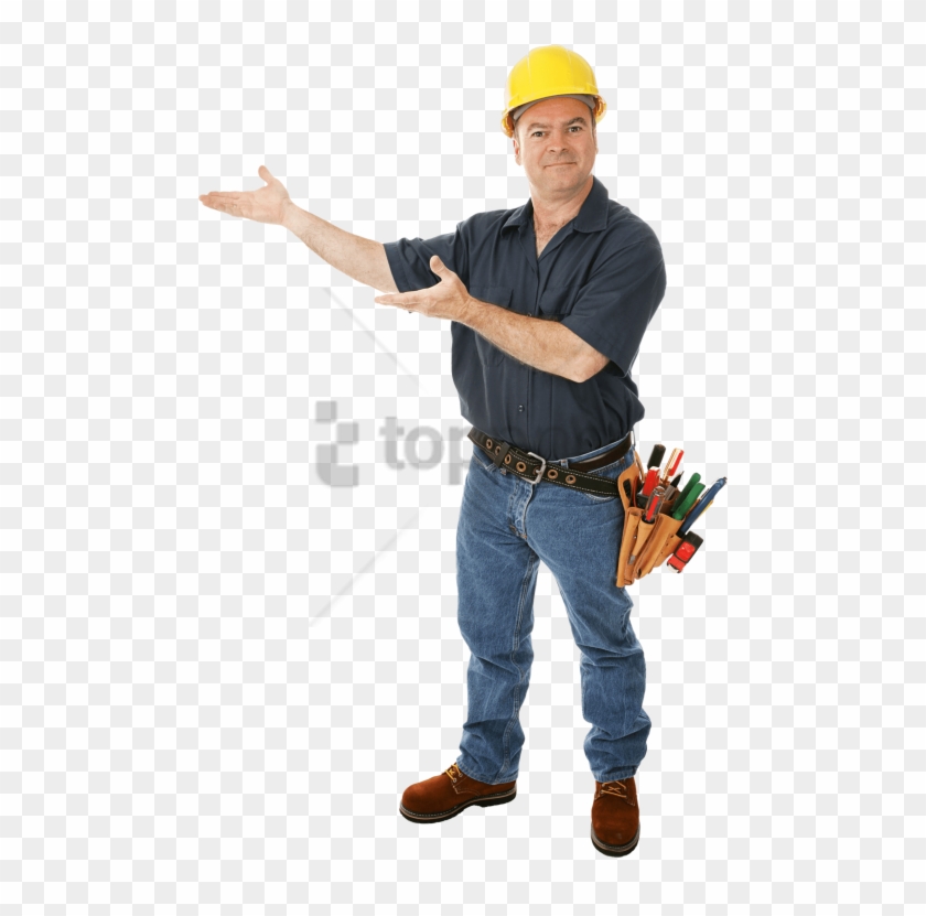 Download Builder Man Png Images Background - Construction Worker Png Clipart #2823606