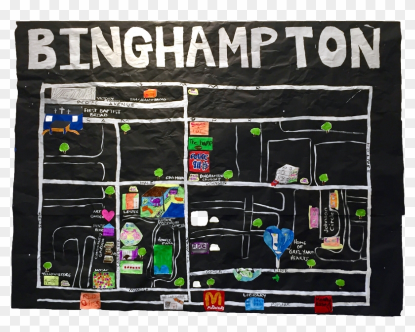 Binghampton-drawing - Aerial Photography Clipart