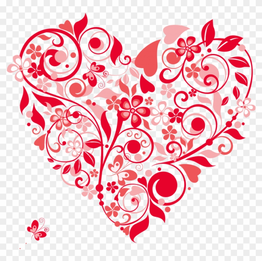 Heart Ornament Drawing Clip Art - Contorno De Coraçao Desenho - Png Download