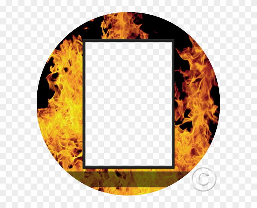 Round Fire Png - Circle Clipart