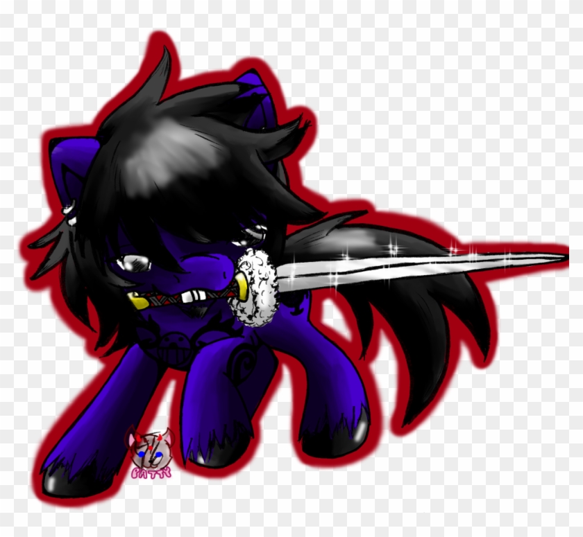 Trafalgar Law Chibi Pony - Cartoon Clipart