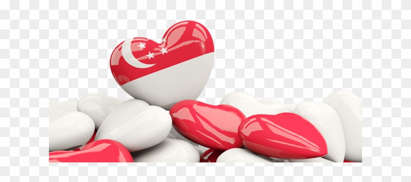 Mauritius Heart Flag Clipart