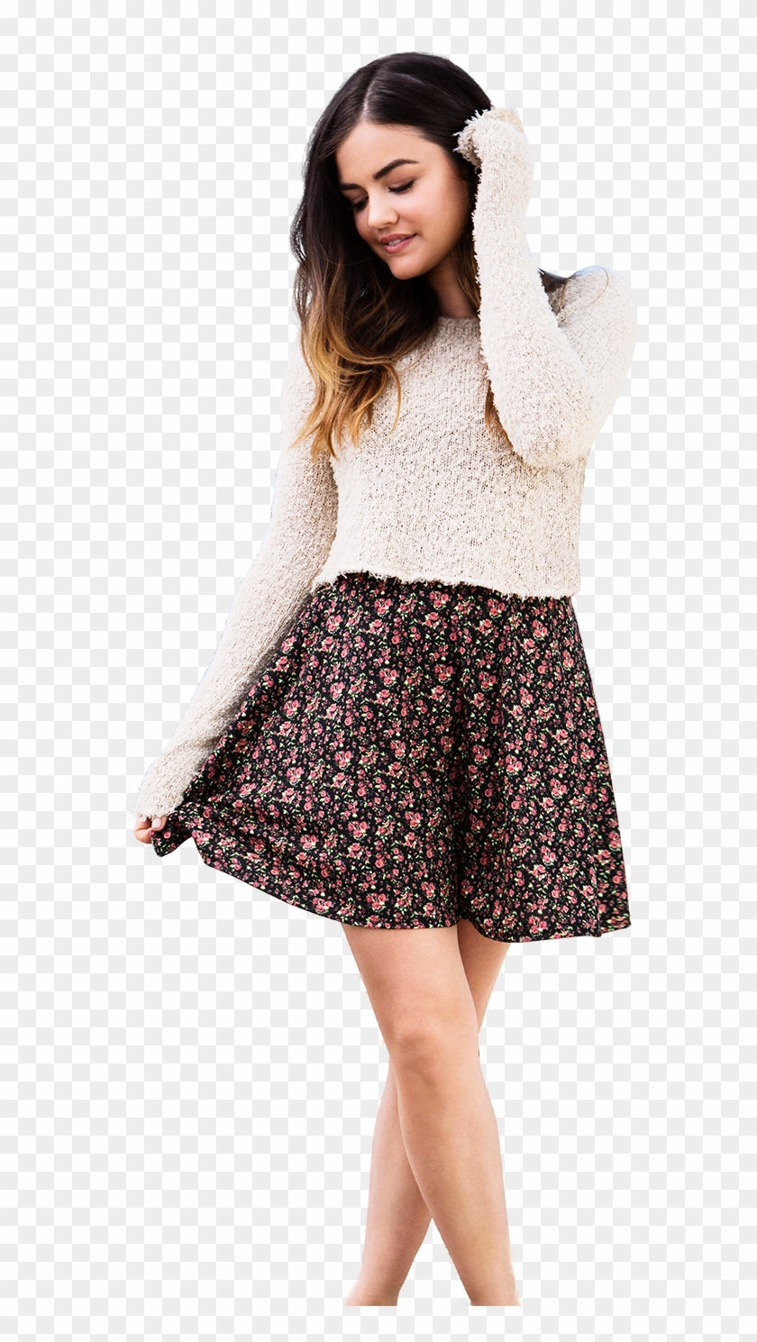 Lucy Hale, Halle, Wattpad, Book, Books - Hollister Photoshoot Clipart