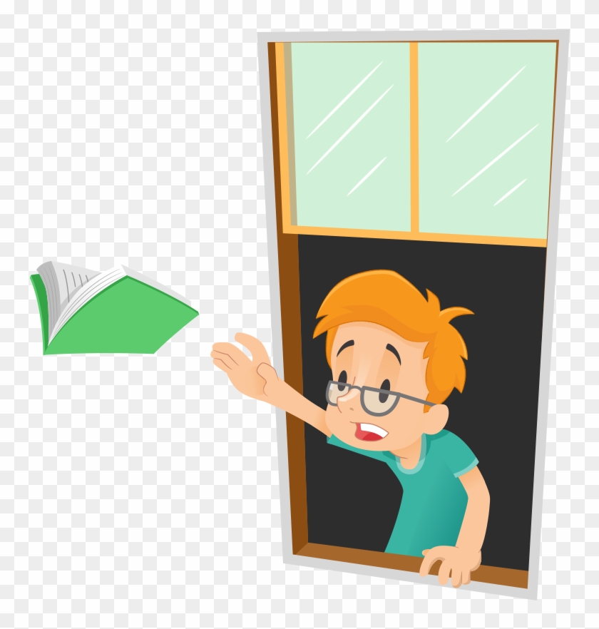 Teaching The Meaning Of "abibliophobia" Through Dictionary - Cartoon Clipart #2825822