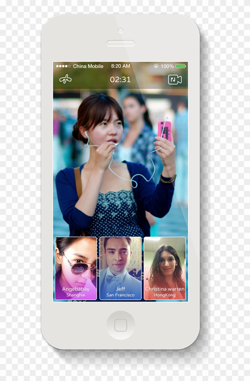 Ios 7 Facetime Redesign, Such Like Google Hangouts, - Christina Warren Clipart #2826107