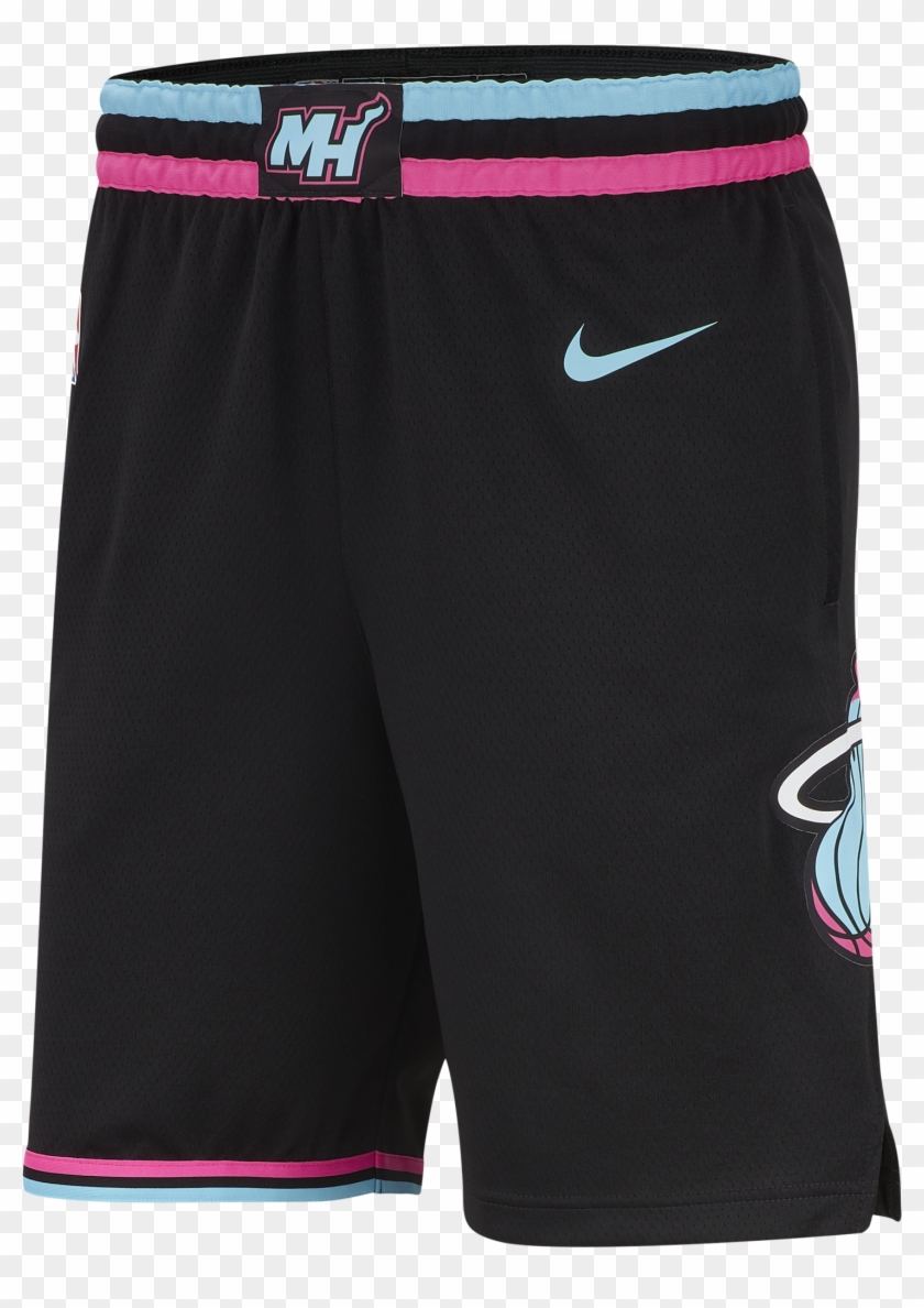 Nike Nba Miami Heat Swingman Shorts - Miami Heat Jersey Short Clipart #2826230