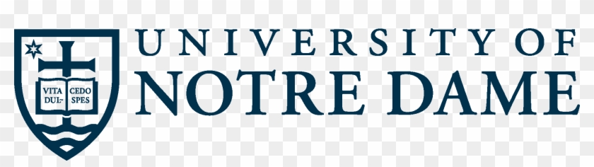 University Of Notre Dame Logo Png - Notre Dame Logo Letter Clipart #2826504