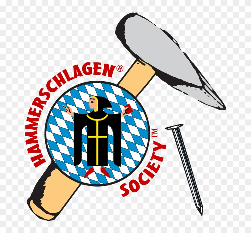 The Game Is Typically Played With A Cross Peen Hammer - Hammerschlagen Hammer Clipart #2826850