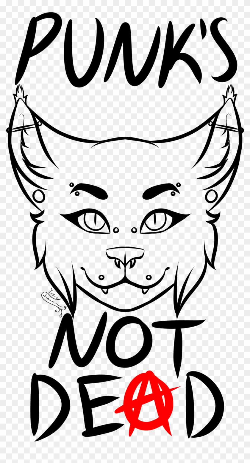 Punks Not Dead - Illustration Clipart #2826851