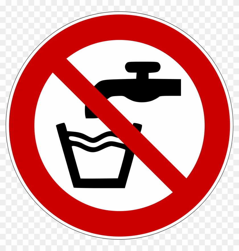 Clipart Black And White Stock No Water Clipart - Do Not Waste Water - Png Download #2827027