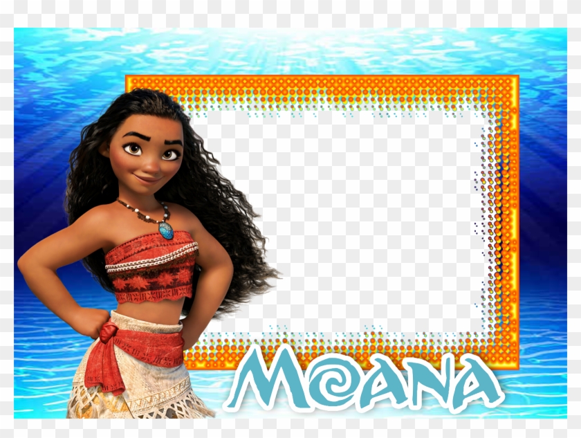 Moana Company Elsa Walt The Princess Disney Clipart - Moana Birthday Invitations Template - Png Download