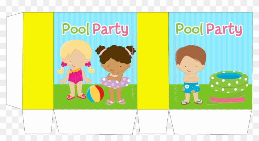 Sacolinha - Pool Party Clip Art - Png Download
