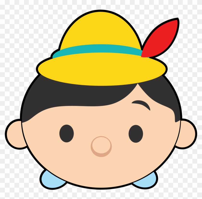 Disney Tsum Pinnocchio Ⓒ - Disney Tsum Tsum Characters Png Clipart #2827249