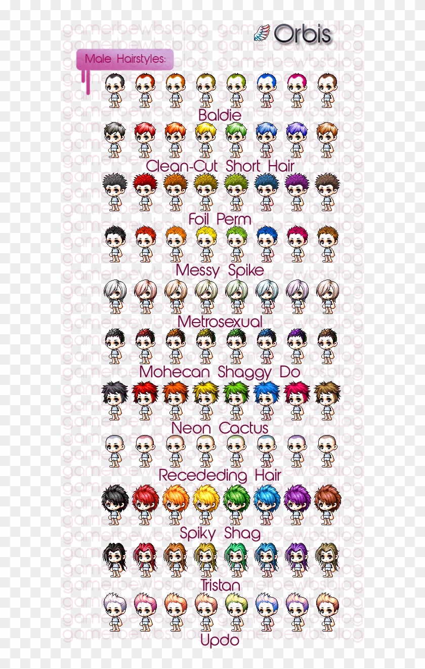 [reg2] Ariant, Afro , Cabana Boy, Dreadlocks, Dreamcatcher, - Maplestory Male Hairs Clipart
