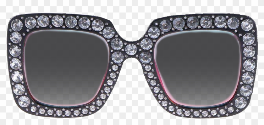 Join Us As We Put On A Pair Of Awesome Glasses Like - Black Sunglasses With Crystals Clipart #2827612