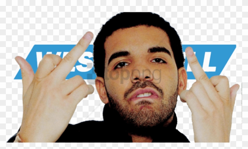 Free Png Download Drake Tumblr Quotes Png Images Background - Drake With The Middle Finger Up Clipart