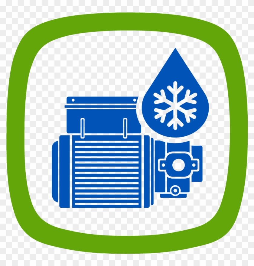 Pump Clipart Water - Water Cooling System Icon - Png Download #2828022