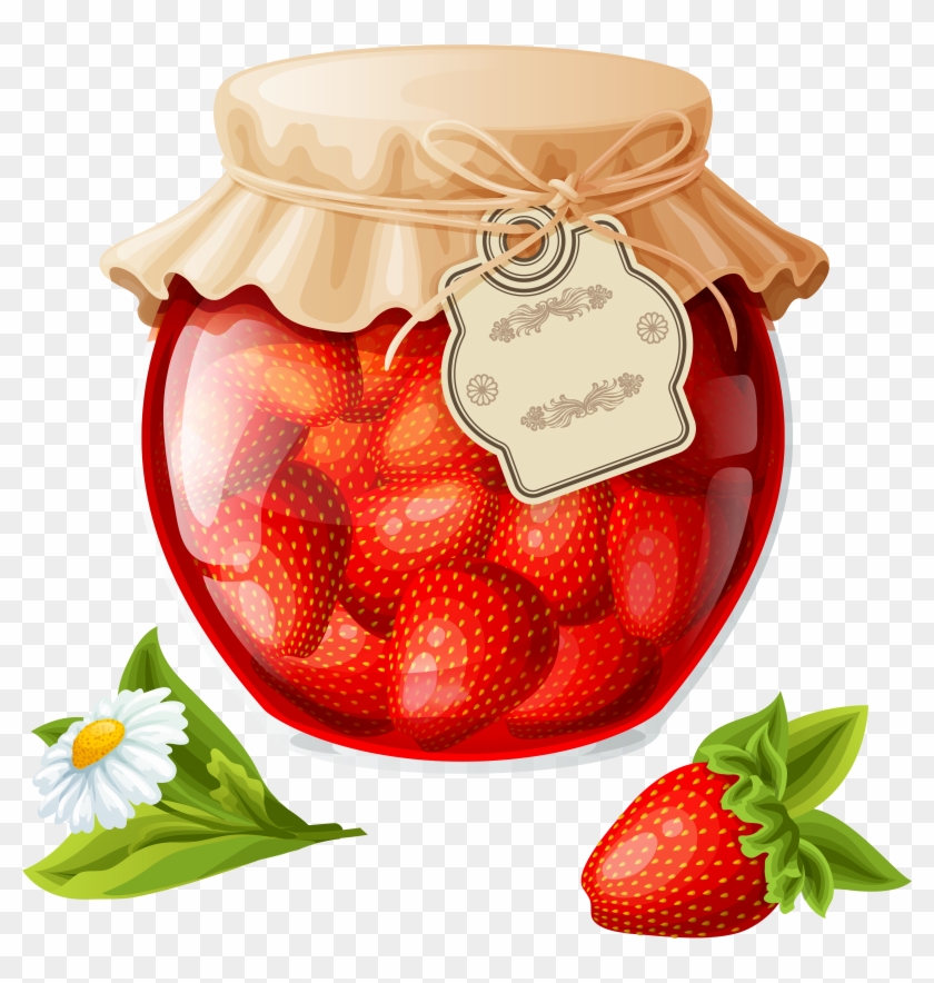 F Bc E D Orig Owoce - Blackberry Jam Vector Clipart #2828332