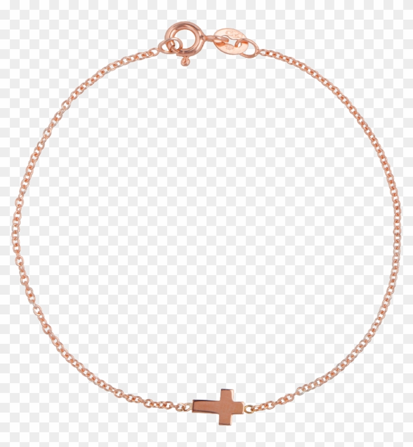 Iconic Bracelet Cross - Heart Anklet 10k Yellow Gold Clipart