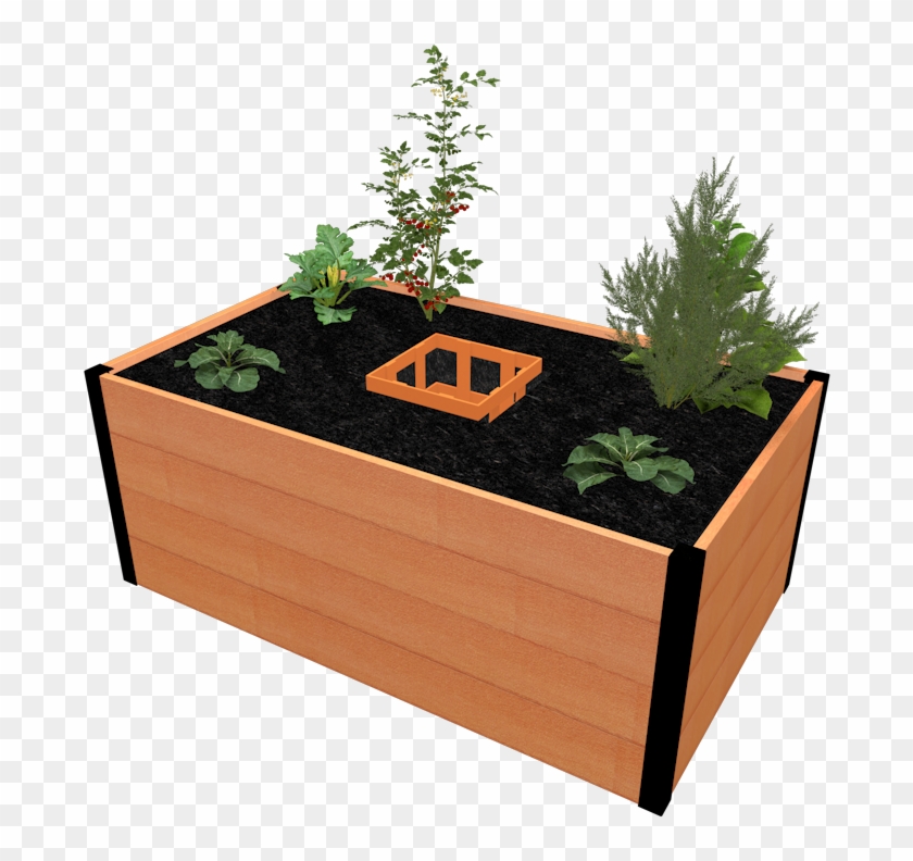 Keyhole Garden , Png Download - Flowerpot Clipart #2829137