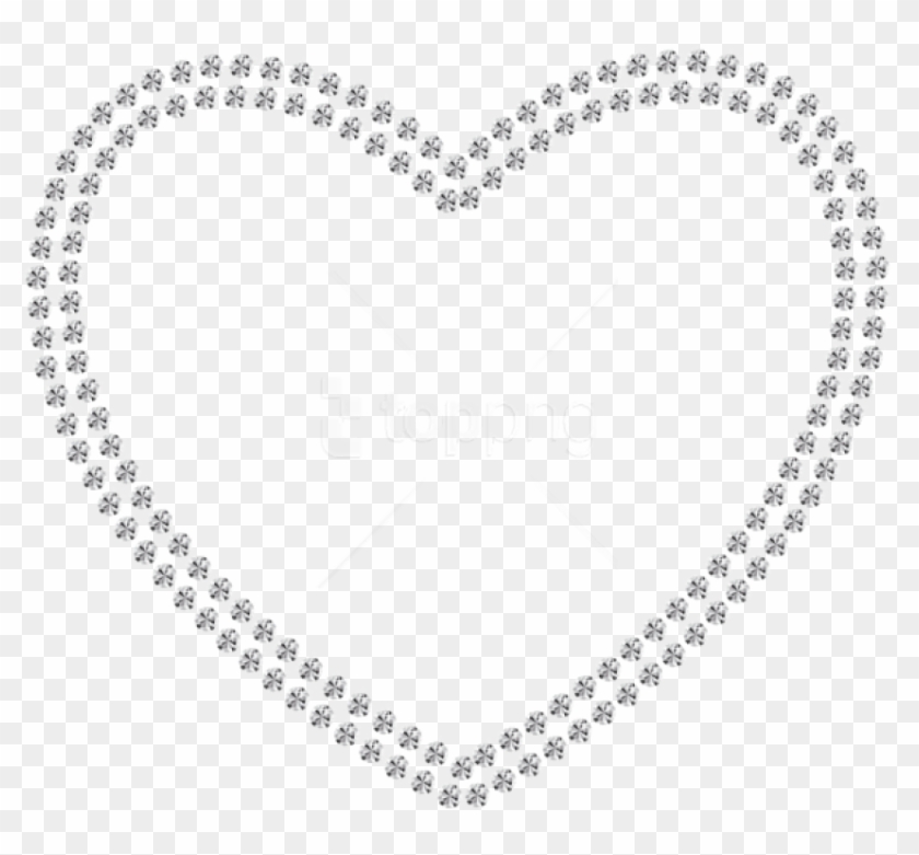 Free Png Transparent Diamond Heart Png Images Transparent - Concentric Circle Of Dots Clipart